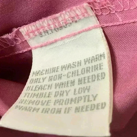 Foxcroft Blouse Shirt Women's Size 6 Petite Long Sleeves Button Front - Picture 6 of 7